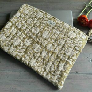 Pochette ordinateur Kaki