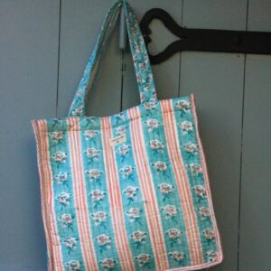 TOTE BAG Rayure Pastel