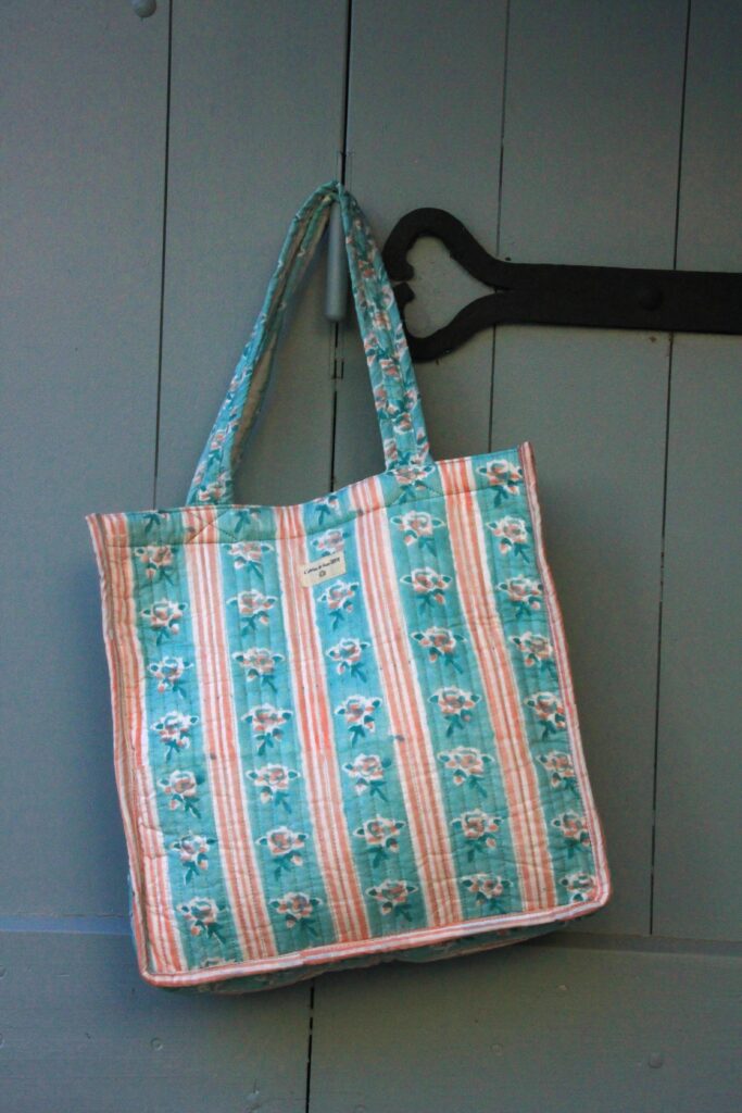 TOTE BAG Rayure Pastel